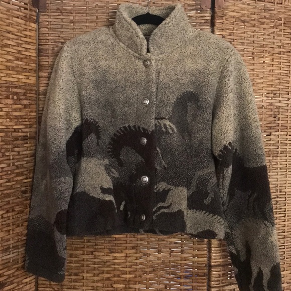 western style fleece jacket